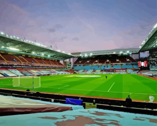 Villa Park Birmingham Stadium Diamond Painting