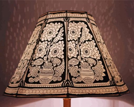 Vintage Black Mandala Lampshade Diamond Painting