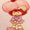 Vintage Strawberry Shortcake Cartoon Girl Diamond Painting