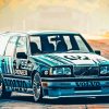 Volvo 850 Race Car Diamond Painting