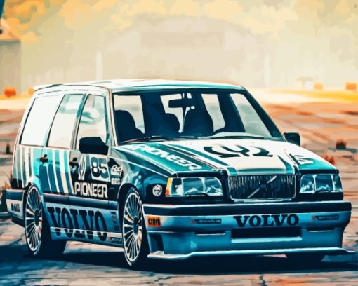 Volvo 850 Race Car Diamond Painting