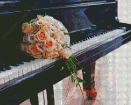 Wedding Piano Diamond Painting