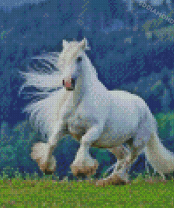 White Cob Diamond Painting