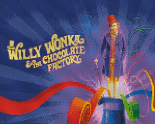 Willy Wonka And The Chocolate Factory Disney Film Diamond Painting