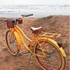 Yellow Bike By Sea Diamond Painting