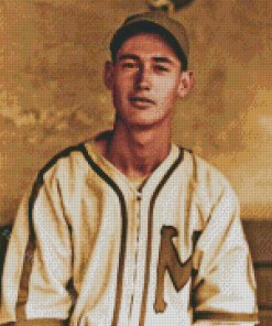 Young Ted Williams Diamond Painting