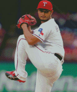 Yu Darvish Diamond Painting