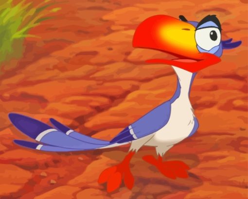 Zazu Bird Diamond Painting