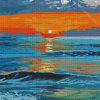 Abstract Landscape Of Sea Diamond Painting