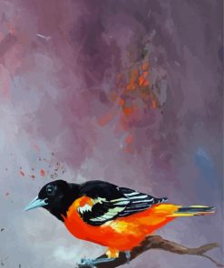 Aesthetic Baltimore Oriole Diamond Painting