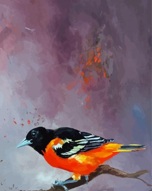 Aesthetic Baltimore Oriole Diamond Painting