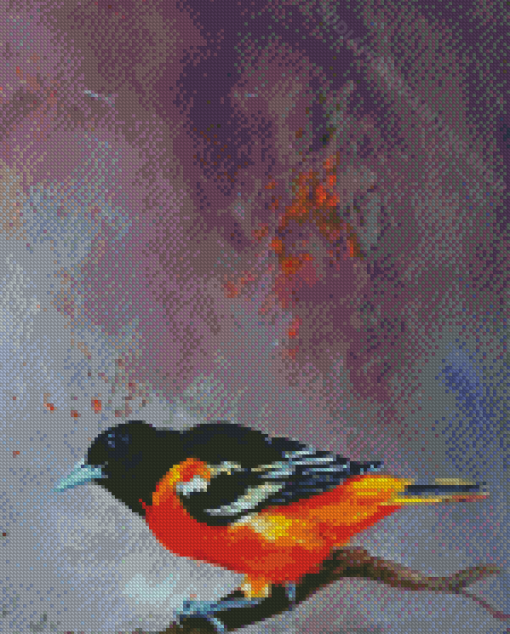 Aesthetic Baltimore Oriole Diamond Painting