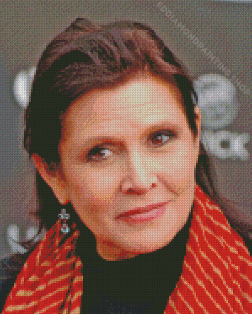 Aesthetic Carrie Fisher Diamond Painting