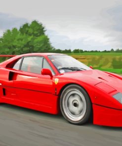 Aesthetic Ferrari F40 Diamond Painting