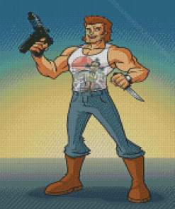 Aesthetic Jack Burton Diamond Painting