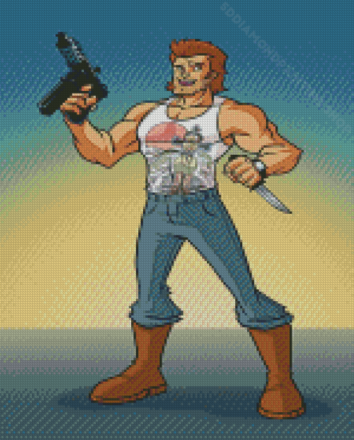 Aesthetic Jack Burton Diamond Painting