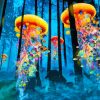 Aesthetic Jellyfish In The Forest Diamond Painting