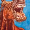 Aesthetic Laughing Horse Diamond Painting