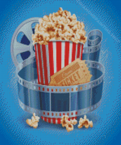 Aesthetic Movie Snack Diamond Painting