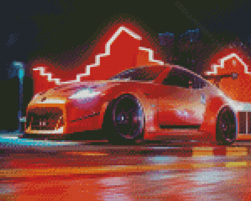 Aesthetic Need For Speed Diamond Painting