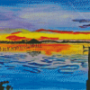 Aesthetic Sunrise On The Indian River Diamond Painting