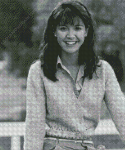 Black And White Phoebe Cates Diamond Painting