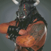 Black Taurus Wrestler Diamond Painting