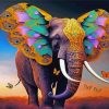 Butterfly Elephant Diamond Painting