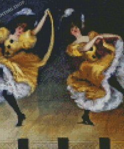 Can Can Dancers Diamond Painting