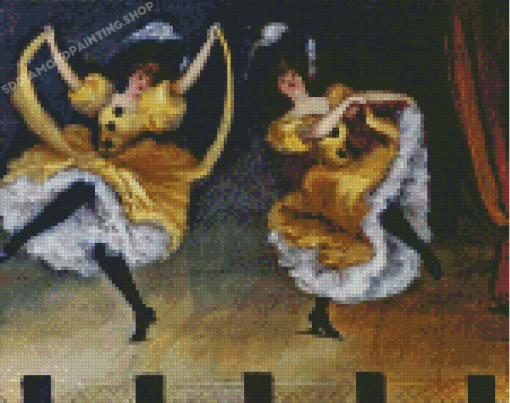 Can Can Dancers Diamond Painting