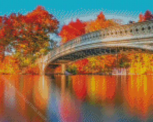 Central Park Autumn Diamond Painting