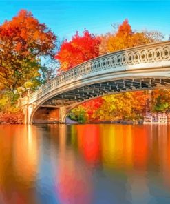 Central Park Autumn Diamond Painting