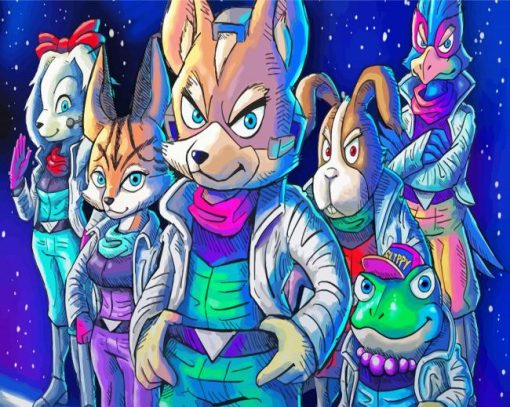 Cool Star Fox Diamond Painting