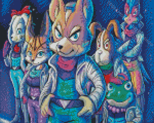 Cool Star Fox Diamond Painting