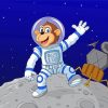 Cool Space Astronaut Chimp Diamond Painting