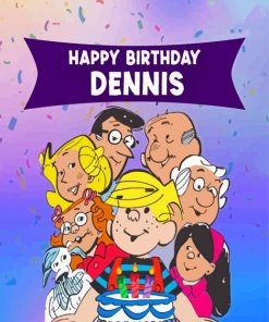 Dennis The Menace Birthday Diamond Painting