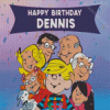 Dennis The Menace Birthday Diamond Painting