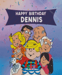 Dennis The Menace Birthday Diamond Painting