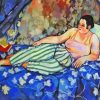 Fat Woman On Bed Diamond Painting