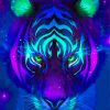 Galaxy Neon Tiger Diamond Painting