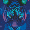 Galaxy Neon Tiger Diamond Painting