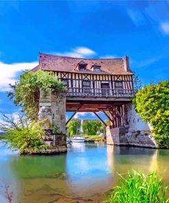 Giverny Old Mill Diamond Painting