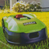 Green Lawn Mower Diamond Painting