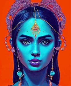 Indian Woman Diamond Painting