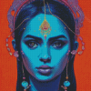 Indian Woman Diamond Painting