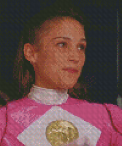 Kimberly Hart Pink Ranger Diamond Painting