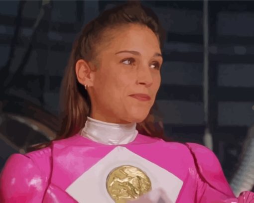 Kimberly Hart Pink Ranger Diamond Painting