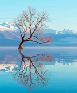 Lake Wanaka Reflection Diamond Painting