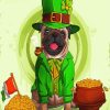 Leprechaun Dog In Hat And Suit Diamond Painting