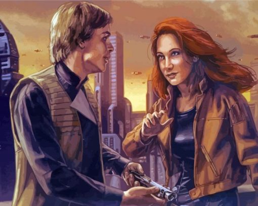 Mara Jade And Luke Skywalker Diamond Painting